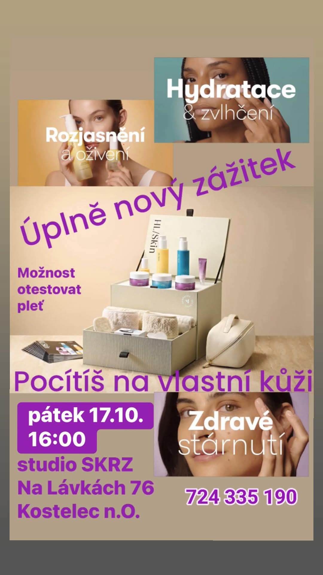 Slyšela jsi, že korejská kosmetika je dnes špička v oboru pleťové kosmetiky? Tak ji přijď vyzkoušet v pátek do Studio krásy, regerace a zdraví . Těšíme se na tebe v 16 h 🤗🤗🤗 A pozor ‼️ test pleti pomocí umělé inteligence ZDARMA